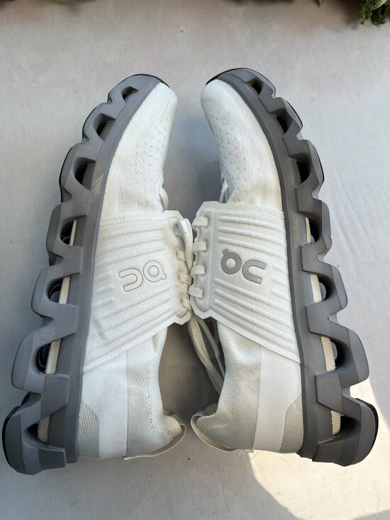 On Cloudswift 3 White Grey Men’s Running Shoes 11M Flawed main image 8